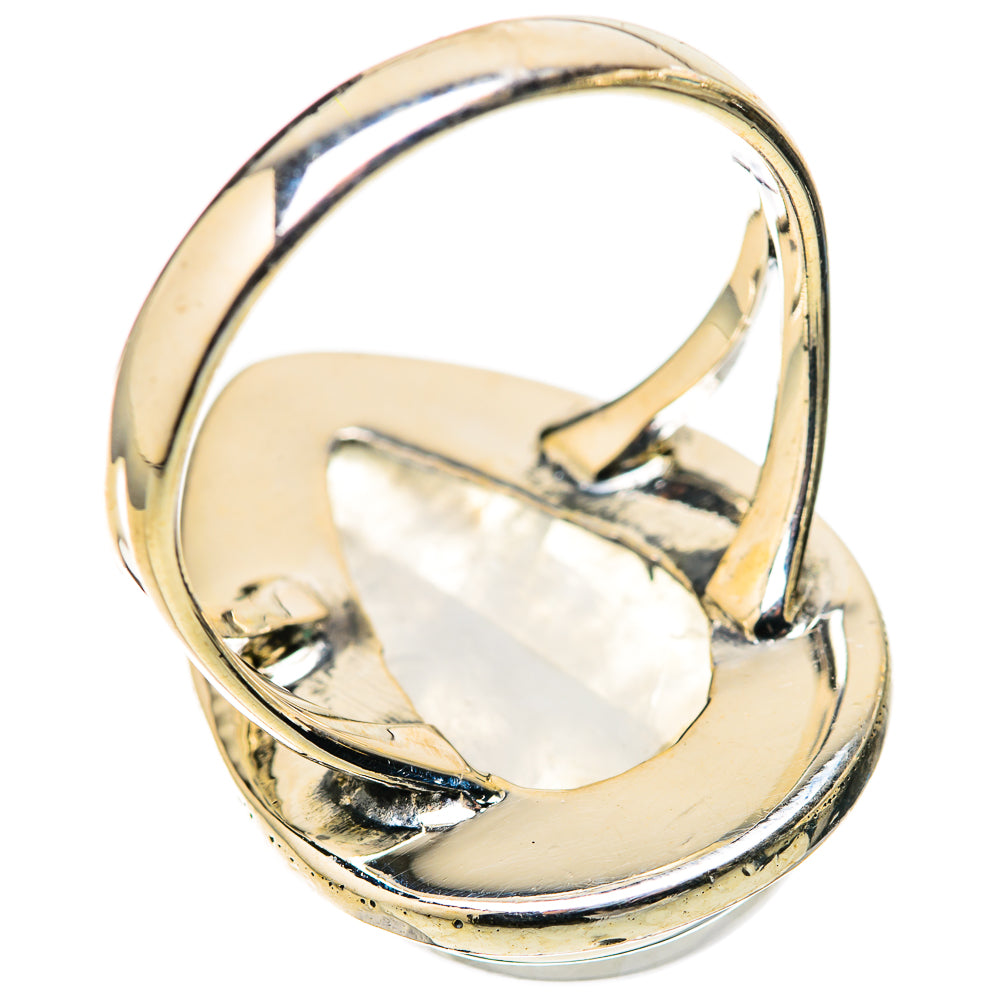 Rainbow Moonstone Rings handcrafted by Ana Silver Co - RING128269 - Photo 3