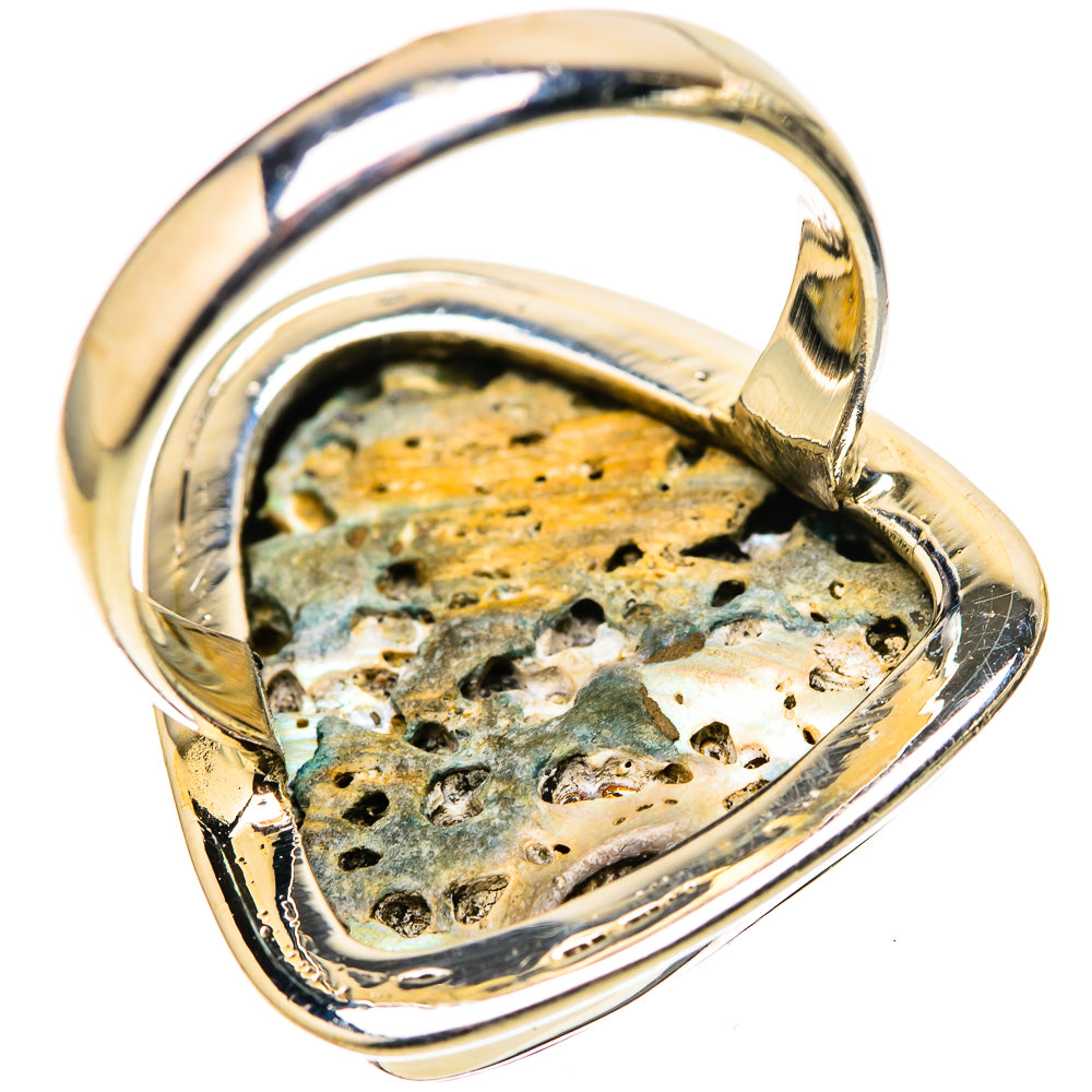 Abalone Shell Rings handcrafted by Ana Silver Co - RING128271 - Photo 3