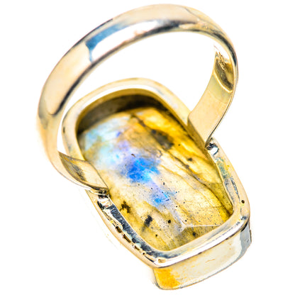 Labradorite Rings handcrafted by Ana Silver Co - RING128279 - Photo 3
