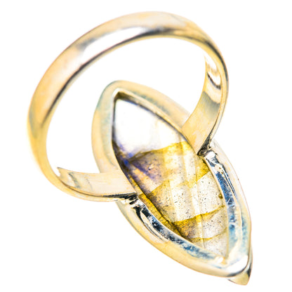 Labradorite Rings handcrafted by Ana Silver Co - RING128282 - Photo 3