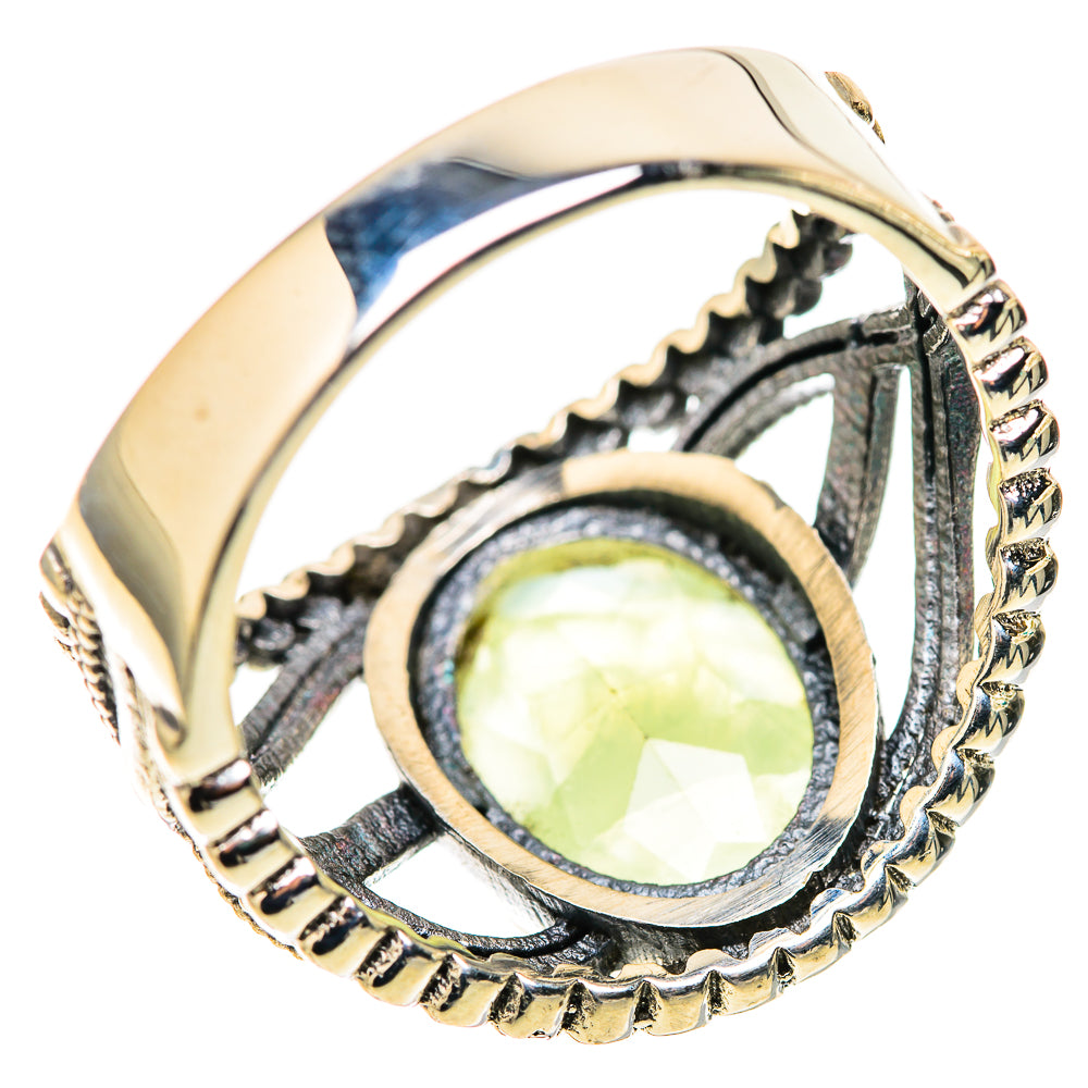 Prehnite Rings handcrafted by Ana Silver Co - RING128285 - Photo 3