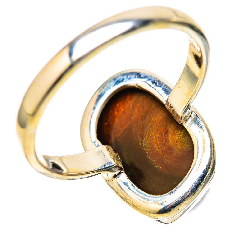 Mexican Fire Agate Rings handcrafted by Ana Silver Co - RING128289 - Photo 3