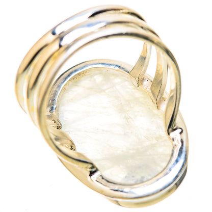 Rainbow Moonstone Rings handcrafted by Ana Silver Co - RING128295 - Photo 3