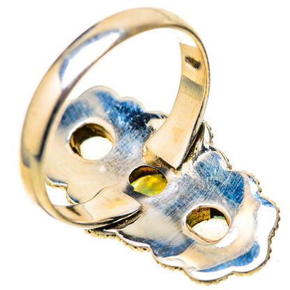 Ethiopian Opal Rings handcrafted by Ana Silver Co - RING128302 - Photo 3