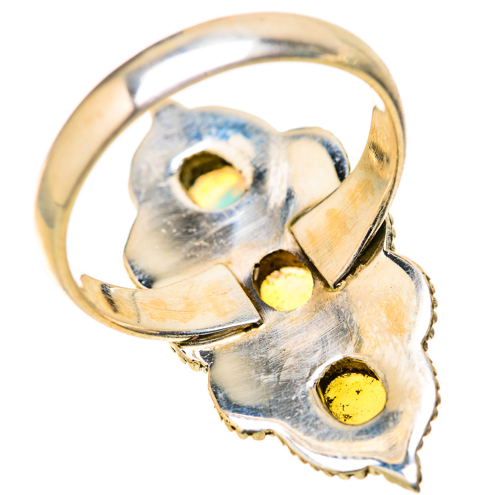 Ethiopian Opal Rings handcrafted by Ana Silver Co - RING128304 - Photo 3