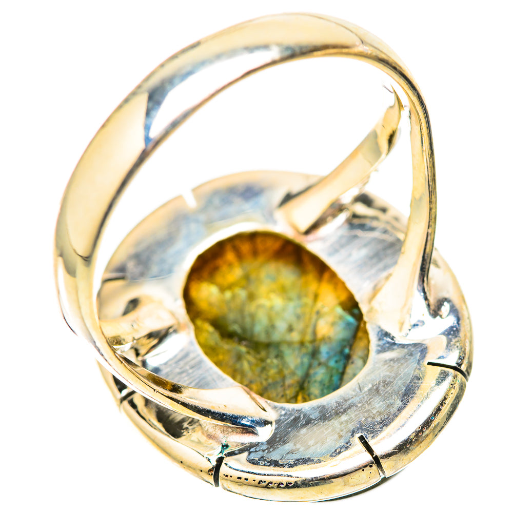 Labradorite Rings handcrafted by Ana Silver Co - RING128311 - Photo 3