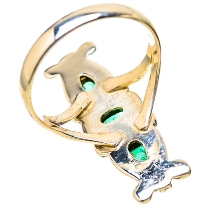 Zambian Emerald Rings handcrafted by Ana Silver Co - RING128316 - Photo 3