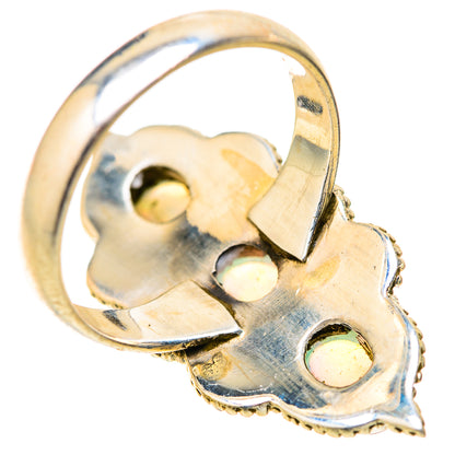 Ethiopian Opal Rings handcrafted by Ana Silver Co - RING128332 - Photo 3
