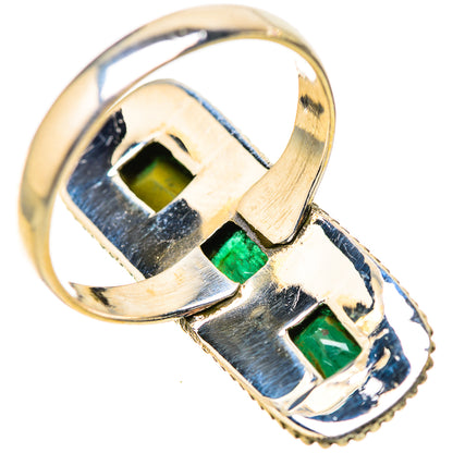 Zambian Emerald Rings handcrafted by Ana Silver Co - RING128367 - Photo 3