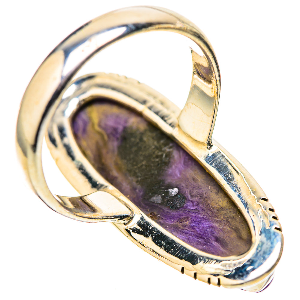 Charoite Rings handcrafted by Ana Silver Co - RING128378 - Photo 3