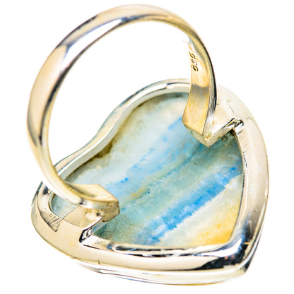 Blue Scheelite Rings handcrafted by Ana Silver Co - RING128384 - Photo 3