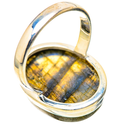 Labradorite Rings handcrafted by Ana Silver Co - RING128385 - Photo 3