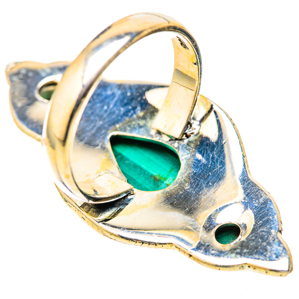 Malachite Rings handcrafted by Ana Silver Co - RING128393 - Photo 3