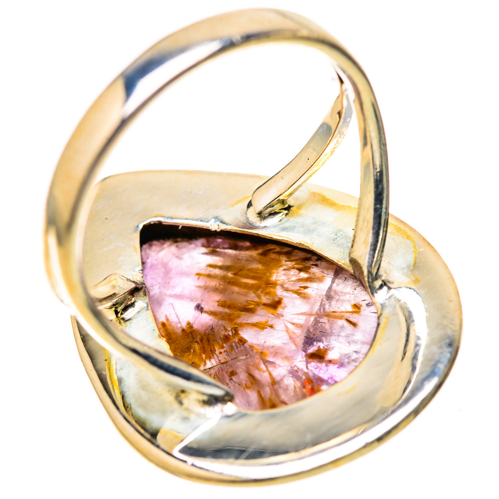 Cacoxenite Amethyst Rings handcrafted by Ana Silver Co - RING128397 - Photo 3