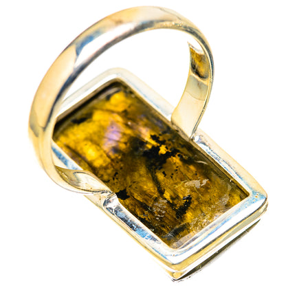 Labradorite Rings handcrafted by Ana Silver Co - RING128406 - Photo 3