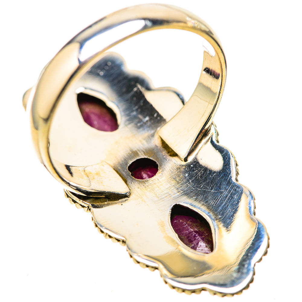 Red Sillimanite Rings handcrafted by Ana Silver Co - RING128413 - Photo 3