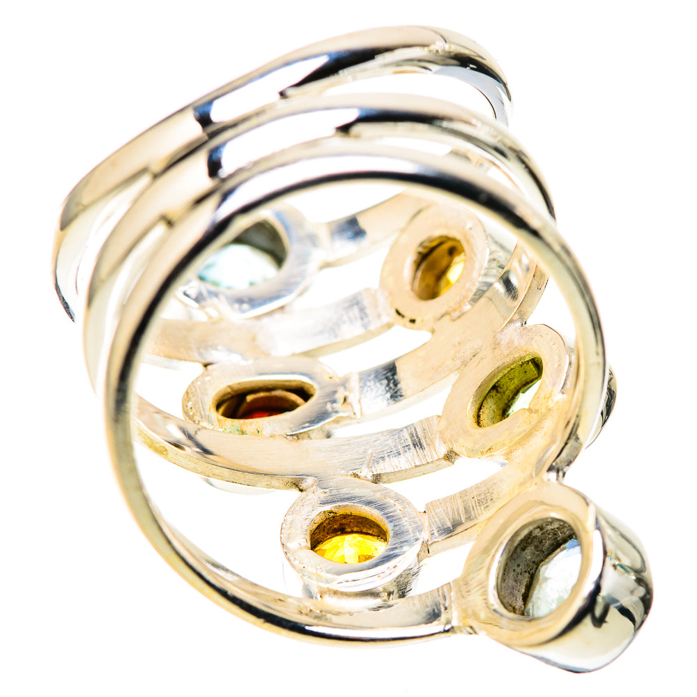 Blue Topaz Rings handcrafted by Ana Silver Co - RING128416 - Photo 3