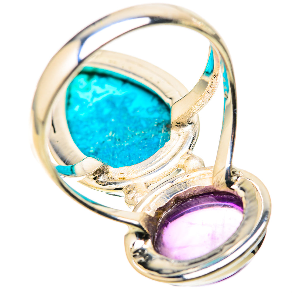 Chrysocolla Rings handcrafted by Ana Silver Co - RING128418 - Photo 3