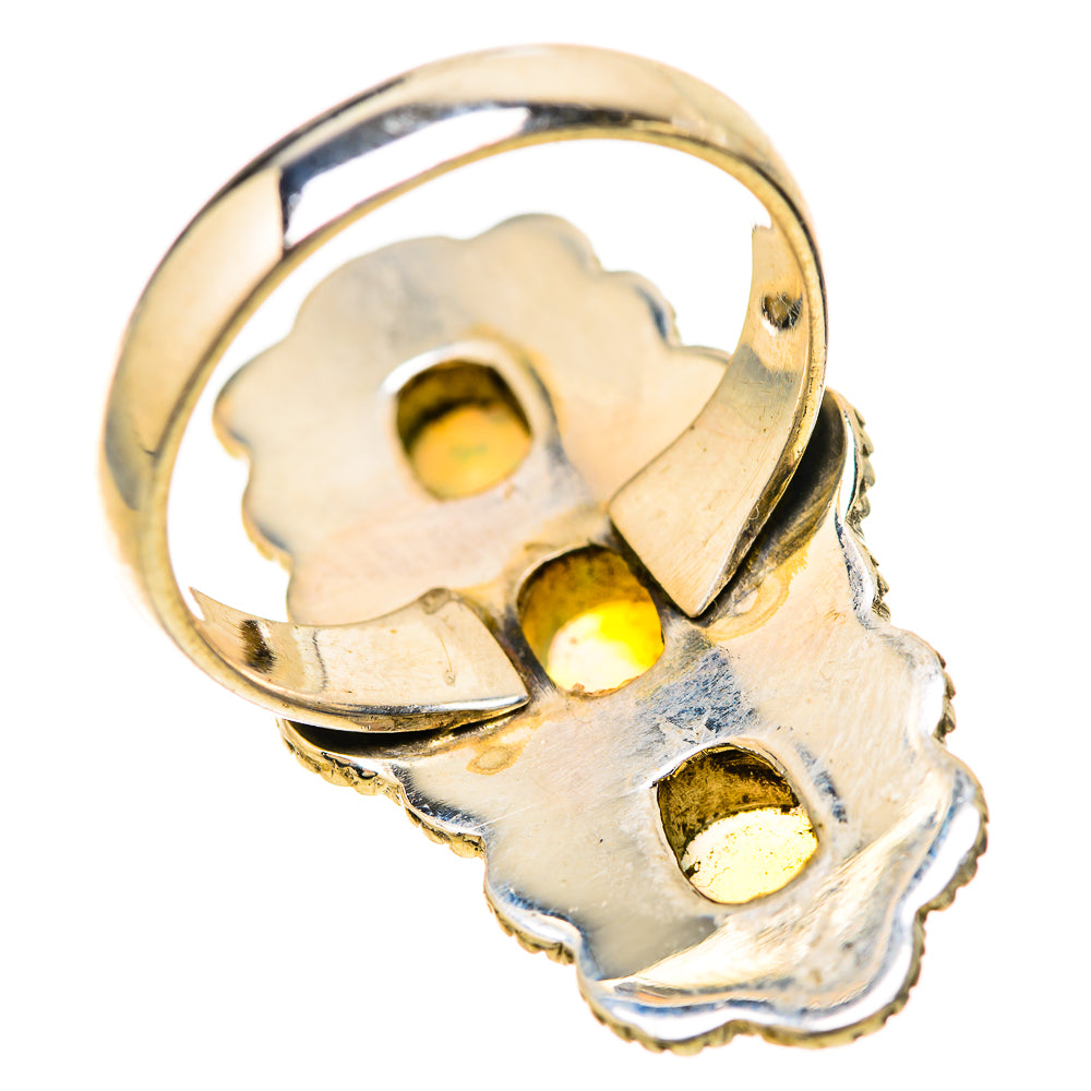 Ethiopian Opal Rings handcrafted by Ana Silver Co - RING128472 - Photo 3