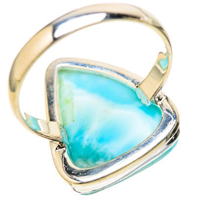 Larimar Rings handcrafted by Ana Silver Co - RING128481 - Photo 3