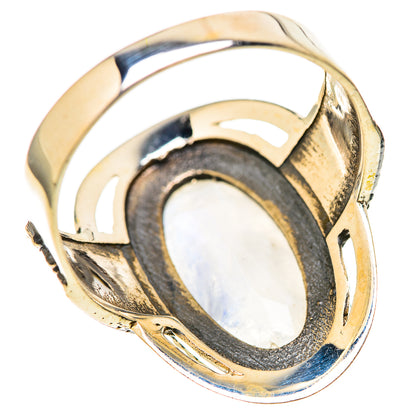 Rainbow Moonstone Rings handcrafted by Ana Silver Co - RING128492 - Photo 3