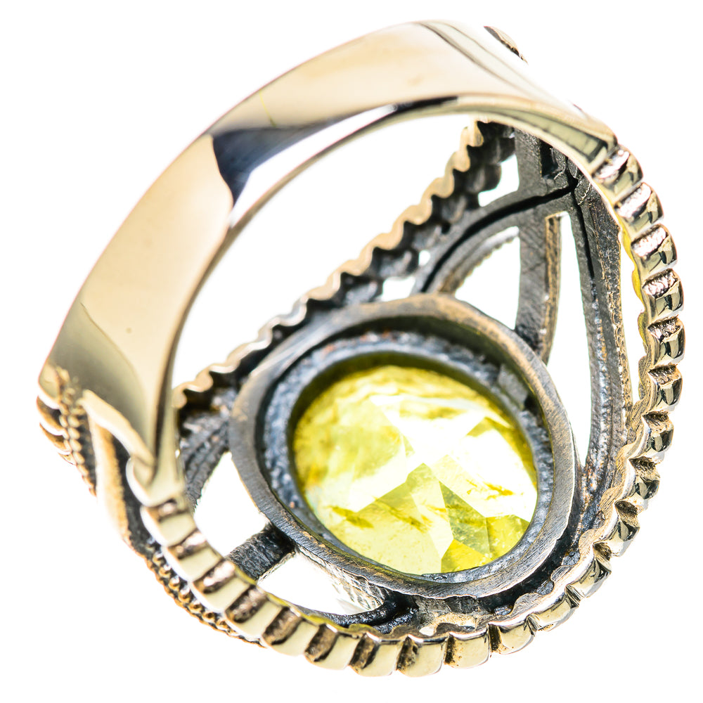 Lemon Quartz Rings handcrafted by Ana Silver Co - RING128501 - Photo 3
