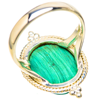Malachite Rings handcrafted by Ana Silver Co - RING128509 - Photo 3