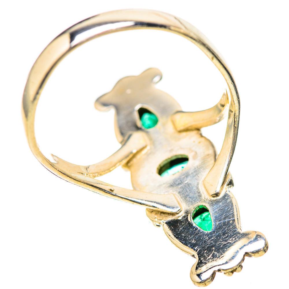 Zambian Emerald Rings handcrafted by Ana Silver Co - RING128511 - Photo 3
