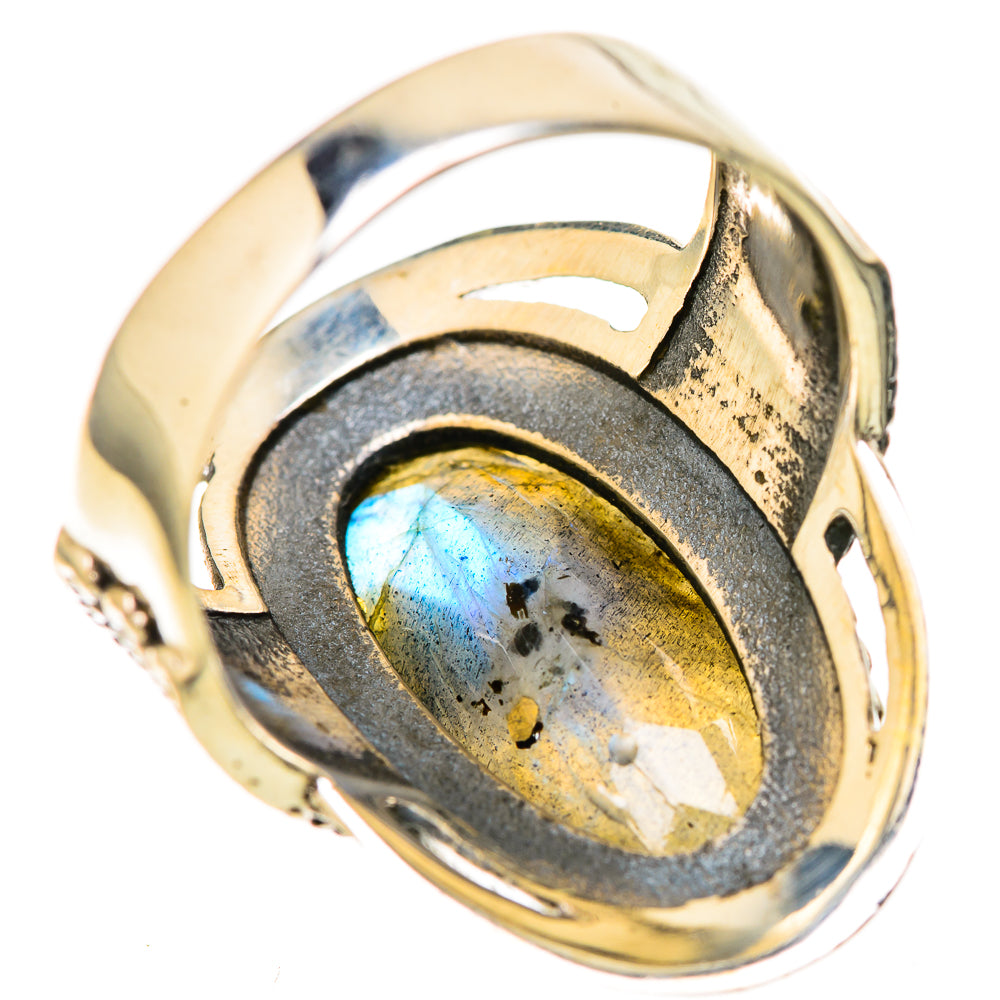 Labradorite Rings handcrafted by Ana Silver Co - RING128535 - Photo 3