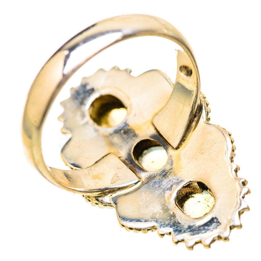 Ethiopian Opal Rings handcrafted by Ana Silver Co - RING128545 - Photo 3