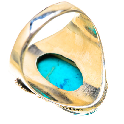 Chrysocolla Rings handcrafted by Ana Silver Co - RING128555 - Photo 3