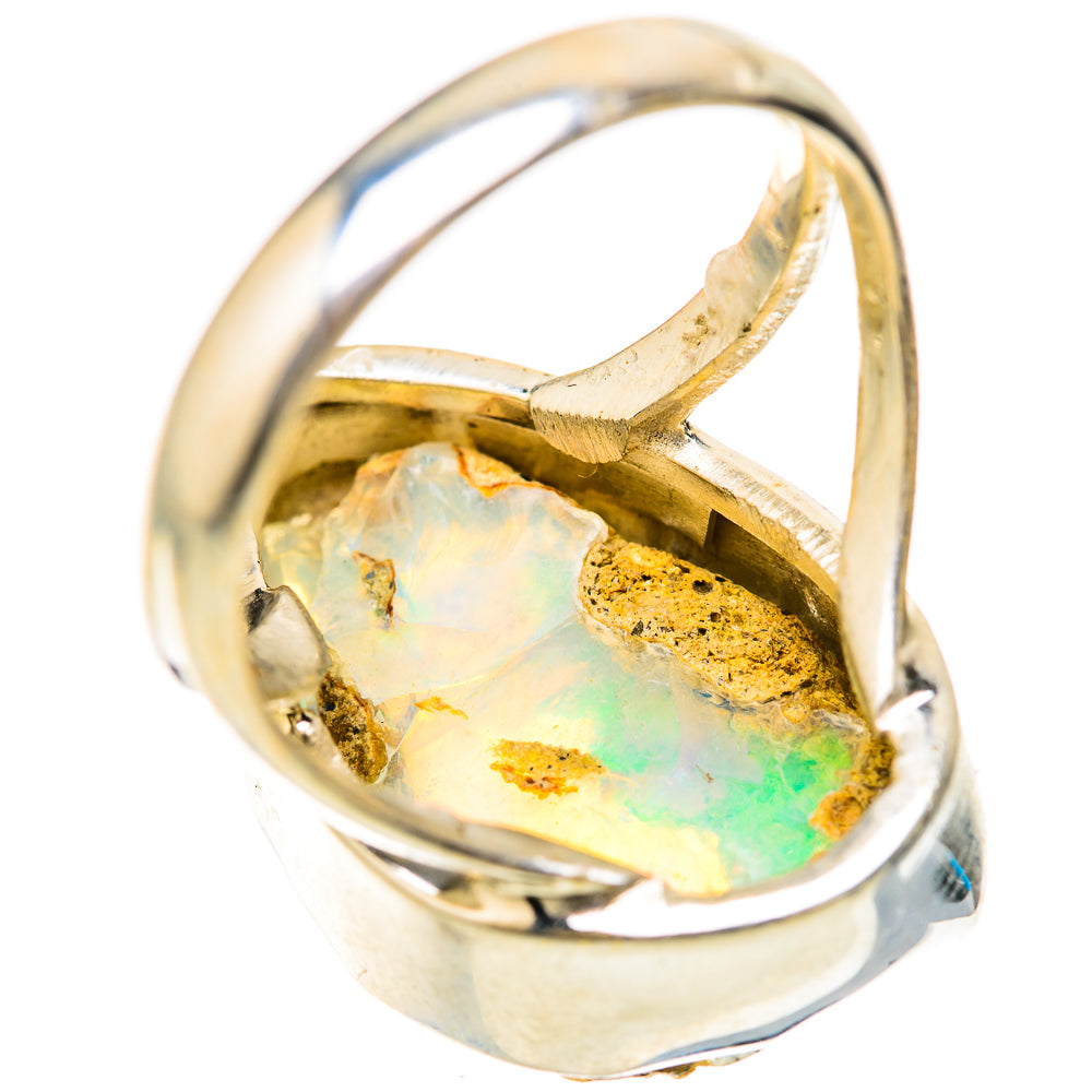 Ethiopian Opal Rings handcrafted by Ana Silver Co - RING128565 - Photo 3
