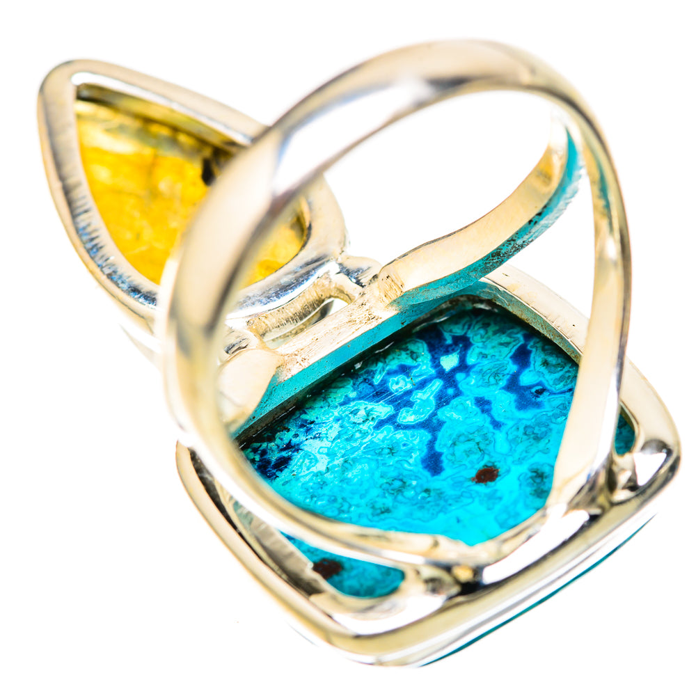 Chrysocolla Rings handcrafted by Ana Silver Co - RING128590 - Photo 3