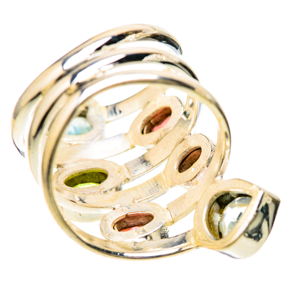 Blue Topaz Rings handcrafted by Ana Silver Co - RING128605 - Photo 3