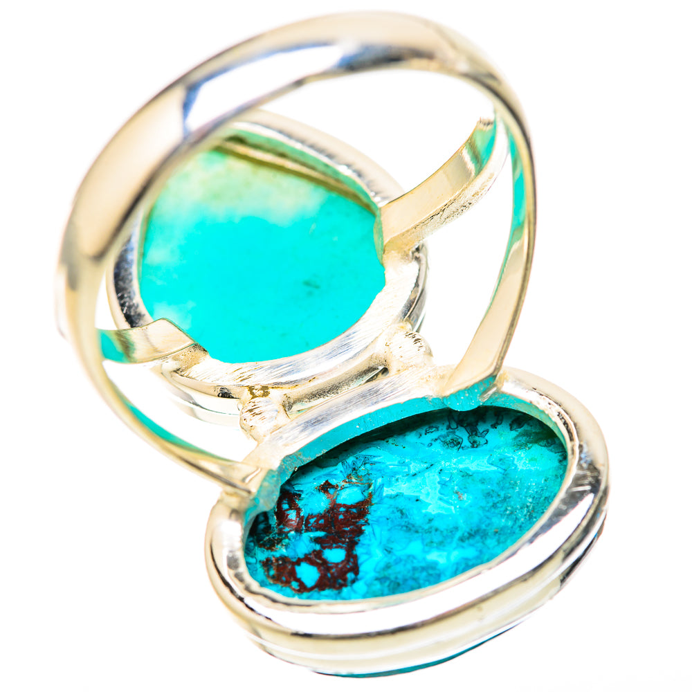 Chrysocolla Rings handcrafted by Ana Silver Co - RING128608 - Photo 3