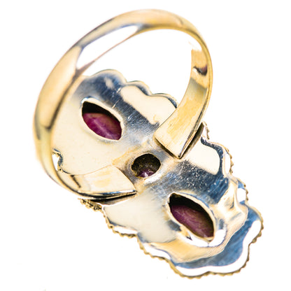 Red Sillimanite Rings handcrafted by Ana Silver Co - RING128615 - Photo 3