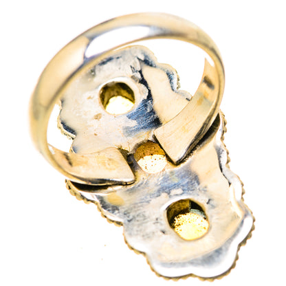 Ethiopian Opal Rings handcrafted by Ana Silver Co - RING128821 - Photo 3