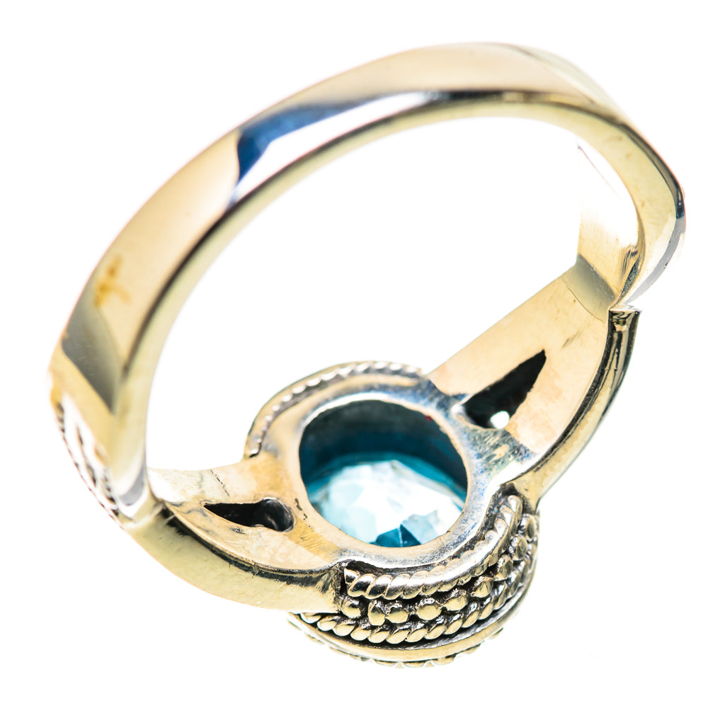 Blue Topaz Rings handcrafted by Ana Silver Co - RING128830 - Photo 3