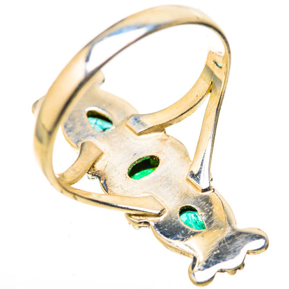 Zambian Emerald Rings handcrafted by Ana Silver Co - RING128833 - Photo 3