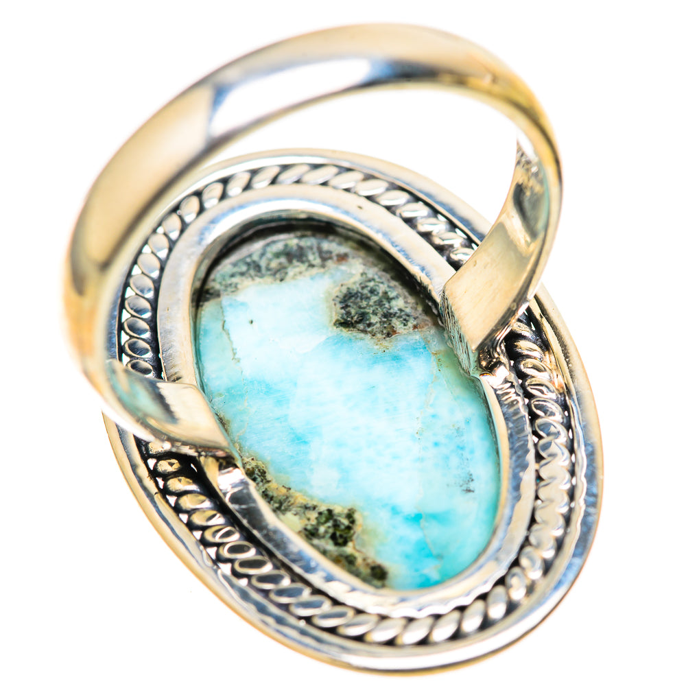 Larimar Rings handcrafted by Ana Silver Co - RING128845 - Photo 3