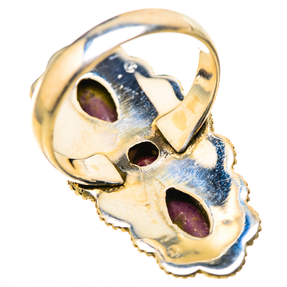 Red Sillimanite Rings handcrafted by Ana Silver Co - RING128853 - Photo 3