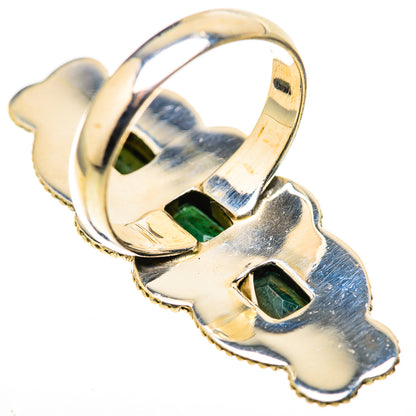 Zambian Emerald Rings handcrafted by Ana Silver Co - RING128864 - Photo 3