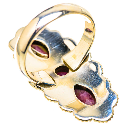 Red Sillimanite Rings handcrafted by Ana Silver Co - RING128881 - Photo 3