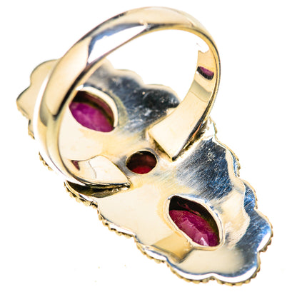Red Sillimanite Rings handcrafted by Ana Silver Co - RING128899 - Photo 3