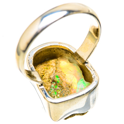 Ethiopian Opal Rings handcrafted by Ana Silver Co - RING128903 - Photo 3