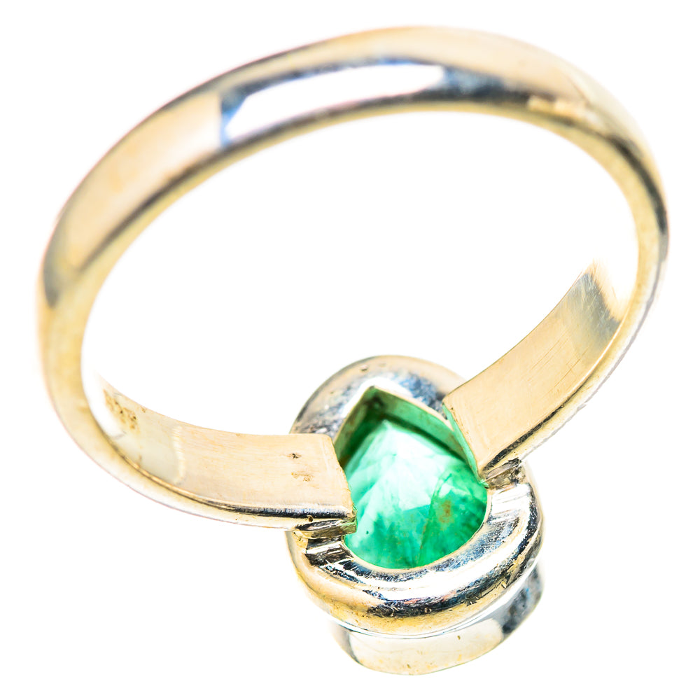 Zambian Emerald Rings handcrafted by Ana Silver Co - RING128910 - Photo 3