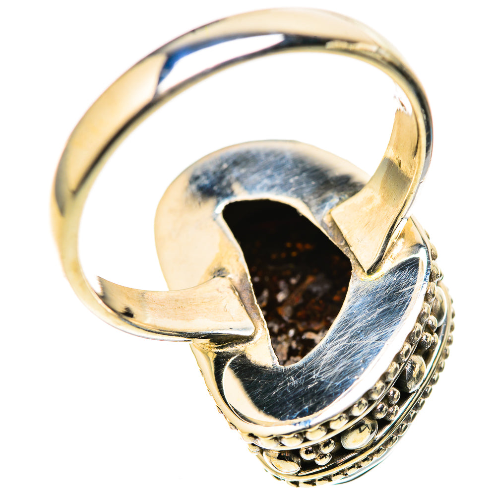 Mexican Fire Agate Rings handcrafted by Ana Silver Co - RING128913 - Photo 3