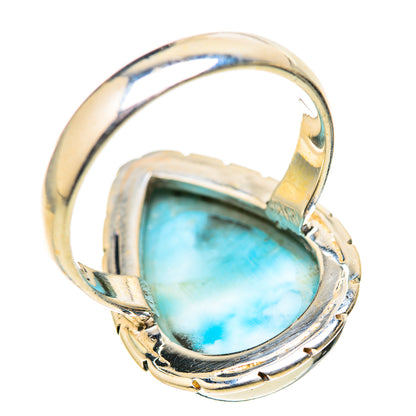 Larimar Rings handcrafted by Ana Silver Co - RING128941 - Photo 3