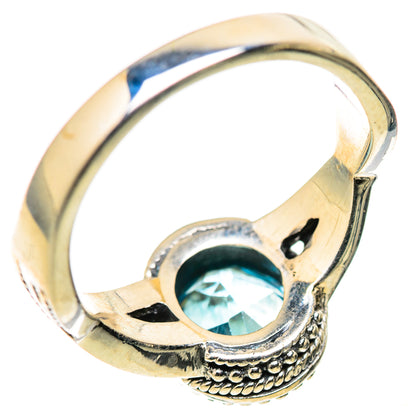 Blue Topaz Rings handcrafted by Ana Silver Co - RING128942 - Photo 3