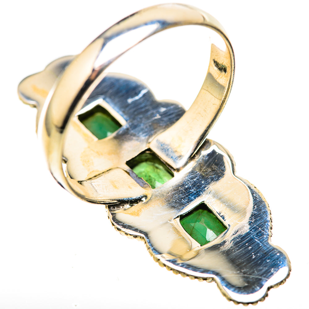 Zambian Emerald Rings handcrafted by Ana Silver Co - RING128945 - Photo 3